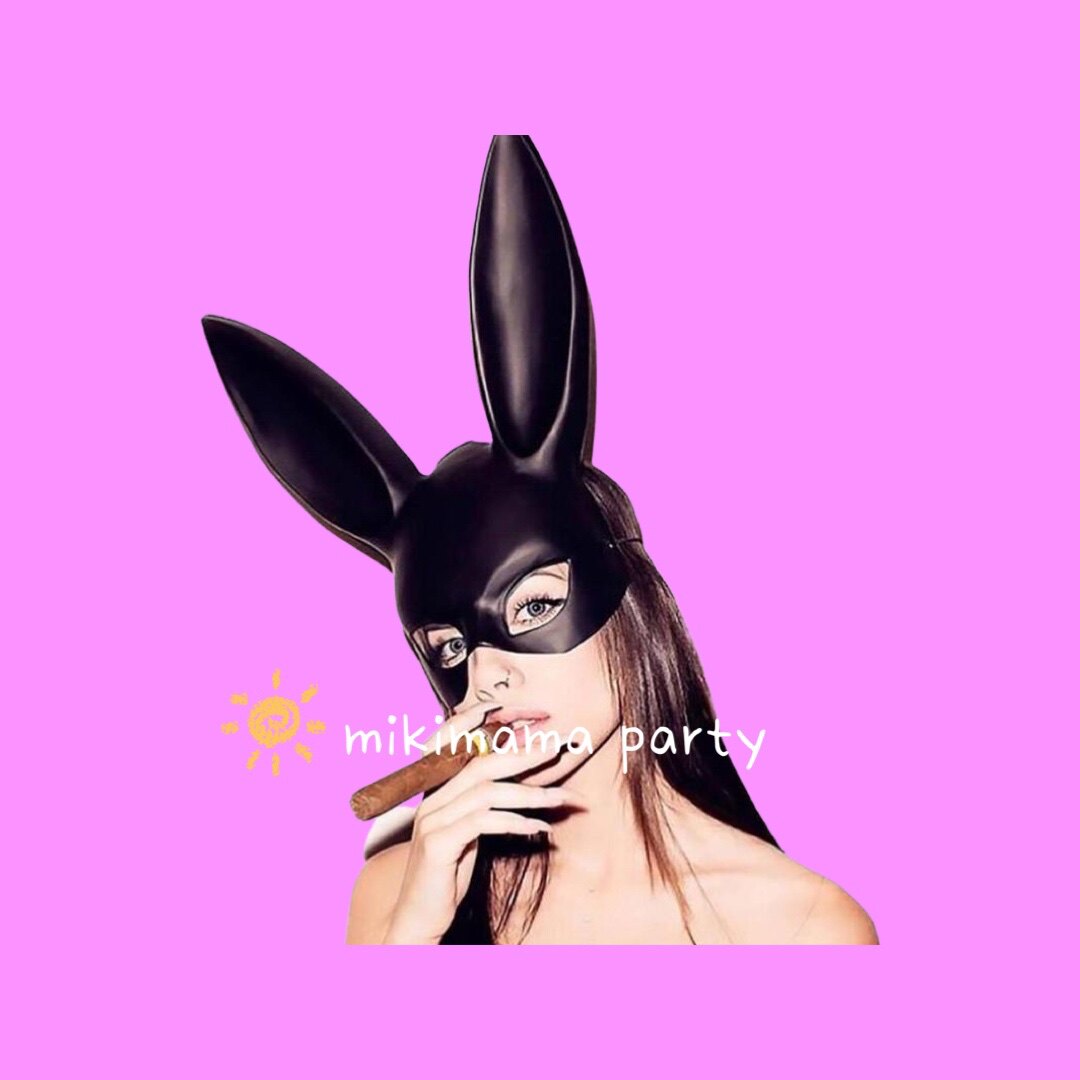 美国圣诞礼物酒吧KTV夜店派对装饰万圣节公主兔子情趣兔女郎面具