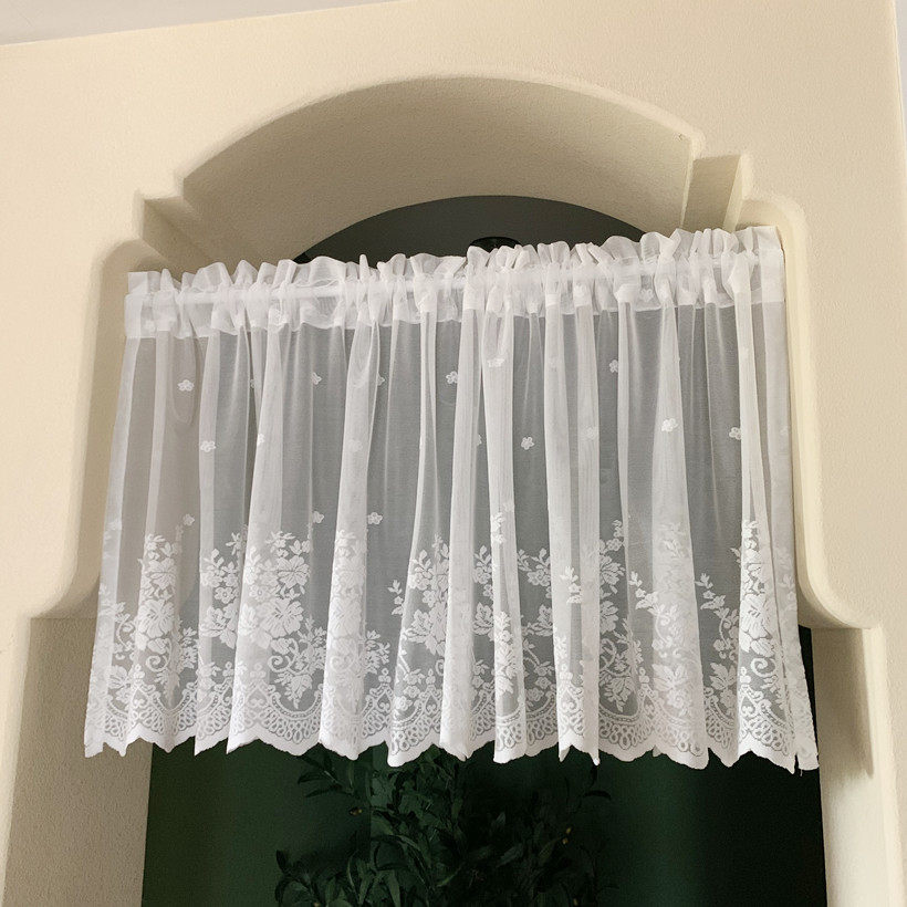 轻奢蕾丝纱帘四色可选图片