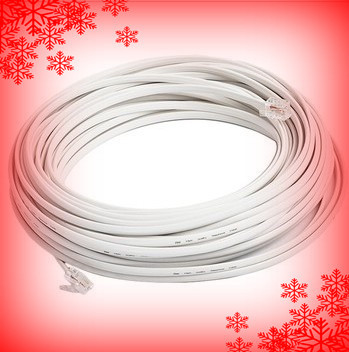 三堡（SANBAO） TL-4020L 4芯多股6P4C纯铜电话线 20米 原装正品