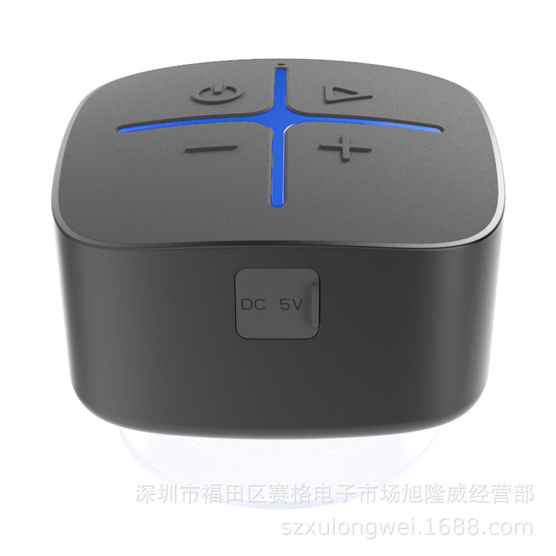 跨境新款浴室防水吸盘蓝牙音响防