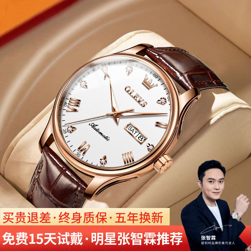 瑞士防水夜光男士全自动机械腕表