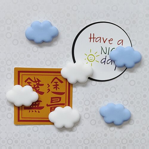 卡通可爱云朵简约磁性冰箱贴