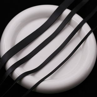 DIY黑色PU皮革皮绳压条手链项链箱包钥匙挂件饰品装饰手工材料