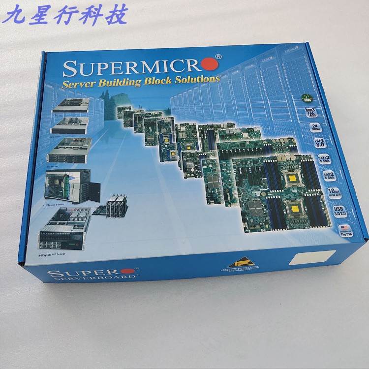 超微 X9SRA LGA2011单路工作站主板支持2600V2性价比超P9X79 WS