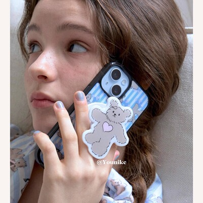 韩系ins风复古浪漫条纹手机壳