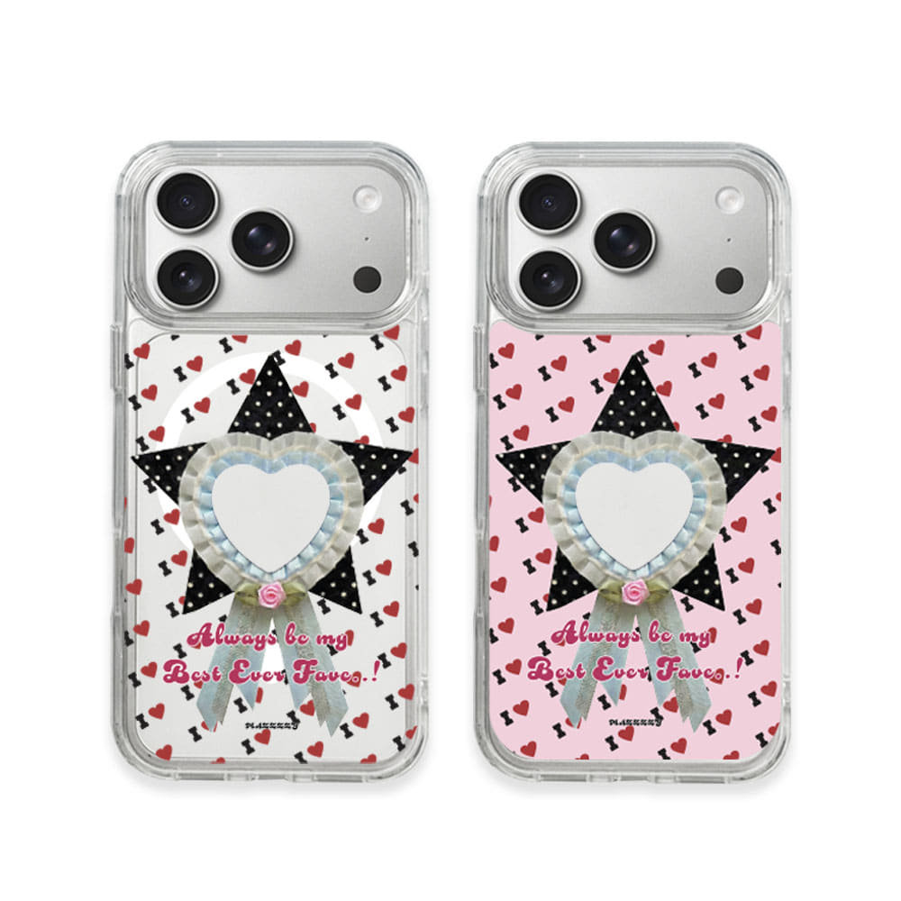 韩系ins少女粉磁吸可以放照片的适用iphone17pro/17promax保护壳苹果16手机壳16promax保护套15防摔13/14外壳