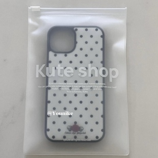 14外壳Air 17promax保护壳苹果16手机壳16promax保护套15防摔13 韩国明星爱豆伊材赫同款 波点适用iphone17pro