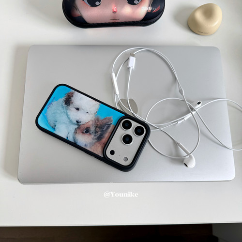 欧尼同款复古美式可爱狗狗手机壳