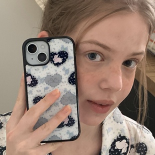 韩系ins复古玫瑰兔子磁吸适用iphone16pro/15promax保护壳苹果17air手机壳17promax保护套13/14壳