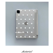 韩系ins波点元 11寸air4 ipad10代10.9寸 6平板保护套10.2寸带笔槽支架防摔壳套 素古早风可以放照片