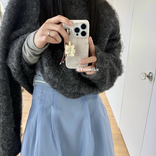 法式秋冬博主同款手机壳苹果韩