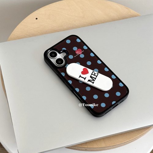 韩国欧尼同款波点手机壳苹果时尚