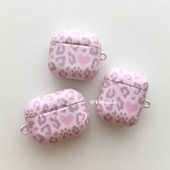 韩国进口 2防摔pro3保护壳 古早萝莉少女粉豹纹韩系辣妹适用airpods4保护套airpodspro2苹果耳机套airpods3