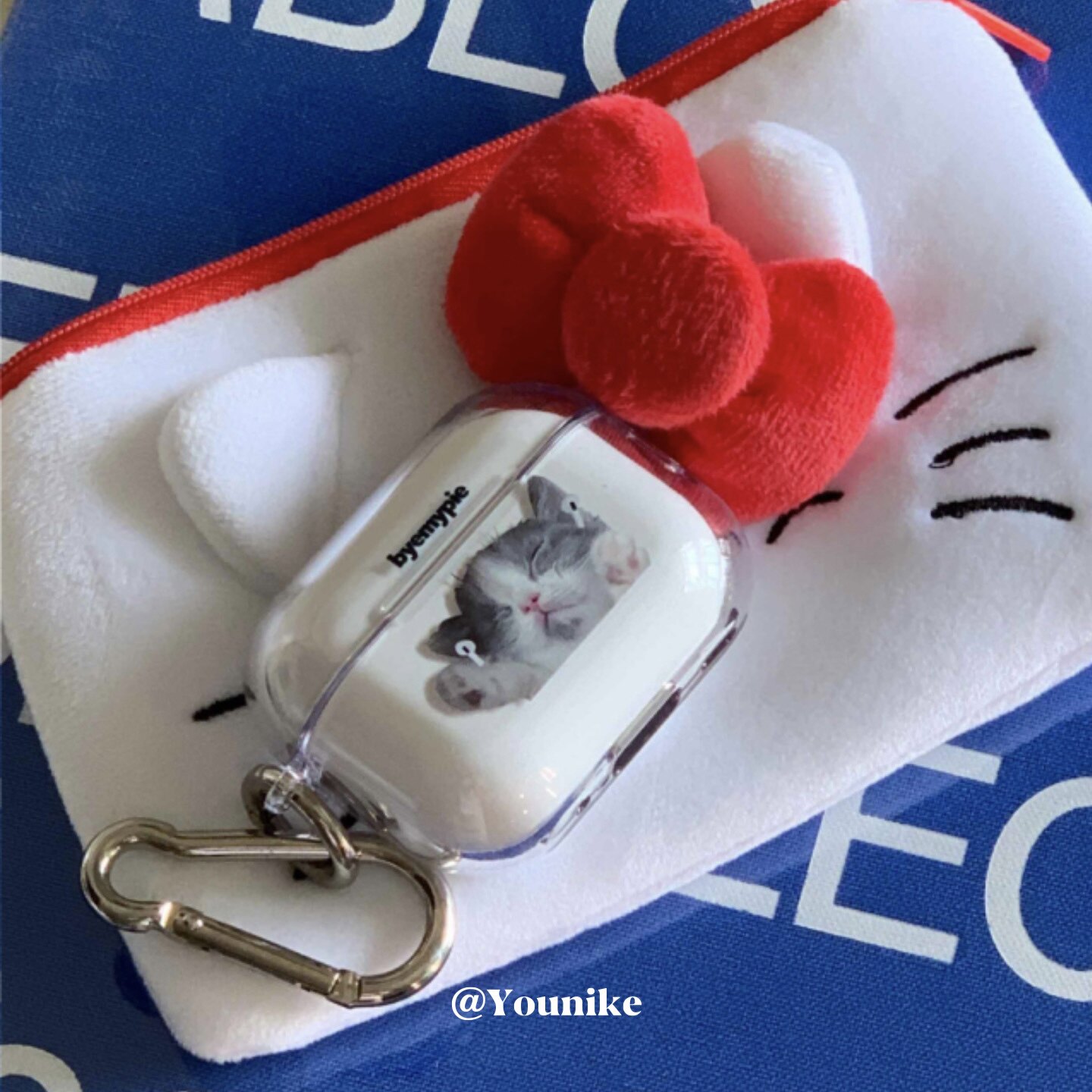 韩系ins元气满满可爱治愈听音乐的猫咪适用airpods4保护套airpodspro2苹果耳机套airpods3/2防摔AirPods pro3