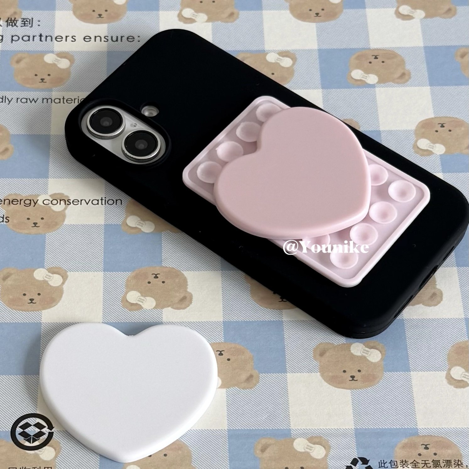 韩系ins博主同款韩女时尚粉色吸盘镜子小众甜美气质适用iphone16pro/15promax保护壳苹果13/14手机壳17保护套,3C数码配件,手机保护套/壳,淘宝优惠券,粉丝福利购,淘宝优惠卷