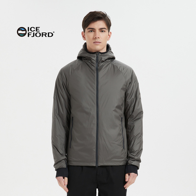 冰湾PrimLoft棉男60克银标棉服