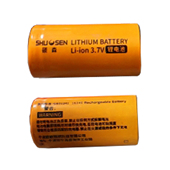 适用骑行装 3.7V AH9锂电池16340 备自行车灯硕森手电筒WIDE ANGLE