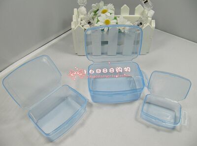 小盒子透明塑料盒长方形食品级带盖/首饰盒/收纳盒/饰品元件盒