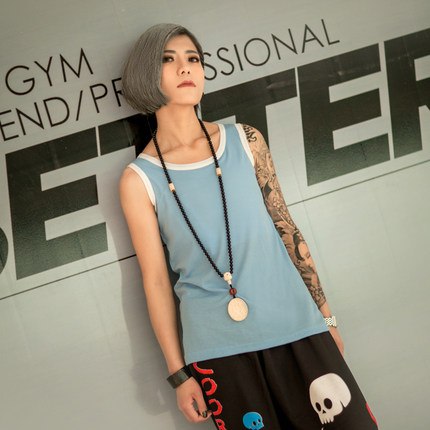 (t 束胸外穿四季长款 束胸显胸小束胸cos 侧面绷带 束胸背心)