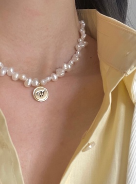 巴洛克异形淡水珍珠项链