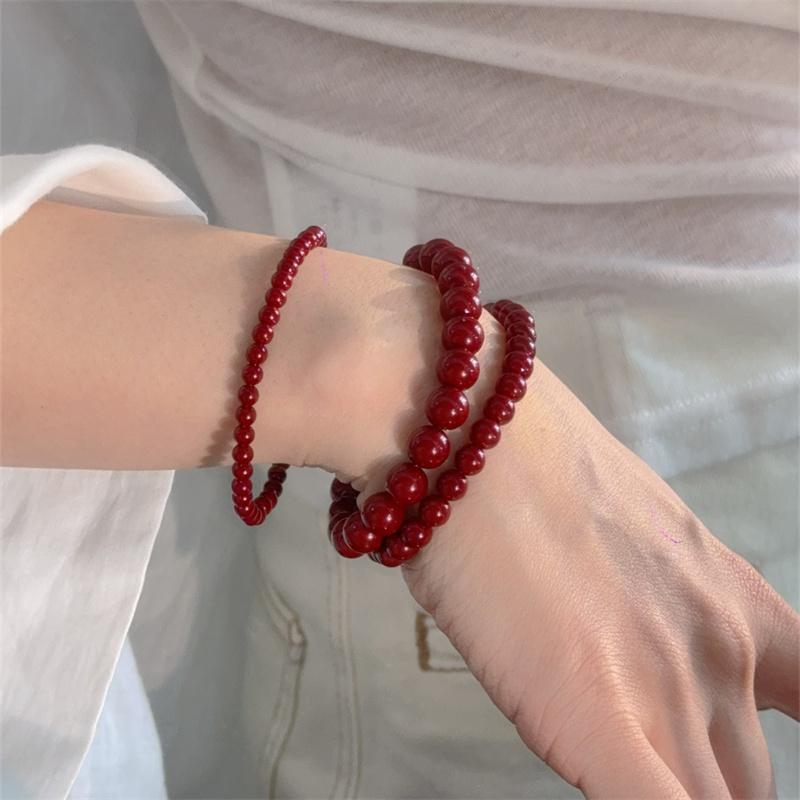 手链人造珍珠手链显白