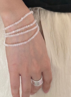 天然小众设计精致弹力绳高级感