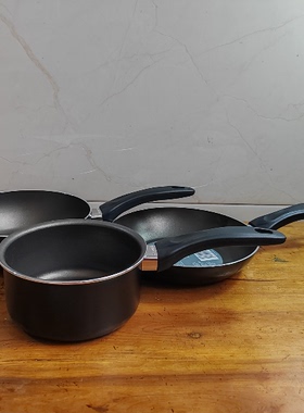 外销公司处理出口德国ERNESTO 14cm 18cm少油烟不粘无盖奶锅 炒锅