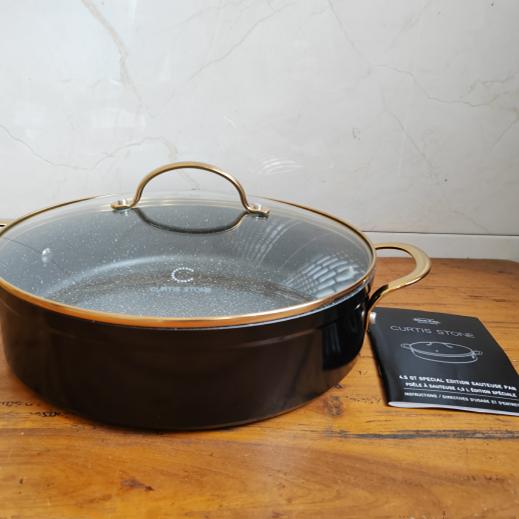 Curtisstone无油烟不沾深煎锅