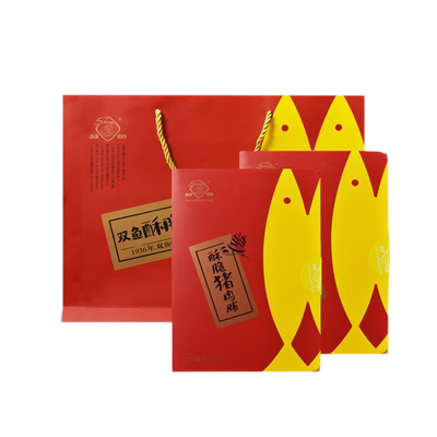 酥脆猪肉脯双鱼靖江特产