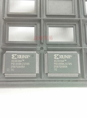 全新原装 XC3030A-7PQ100C 丝印：XC3030A 封装：QFP100 逻辑芯片