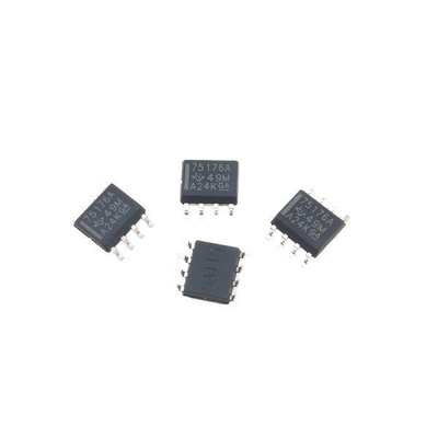 原装SN75176ADR丝印：75176A封装