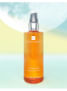 英国TempleSpa AHA地中海多酸果浆爽肤水150ml果酸去角质提亮肤色