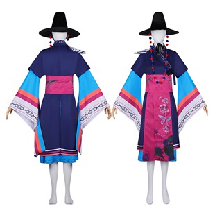 【高配版】猎魔女团k-pop韩流cos先祖大帽席琳动漫影视角色扮演co