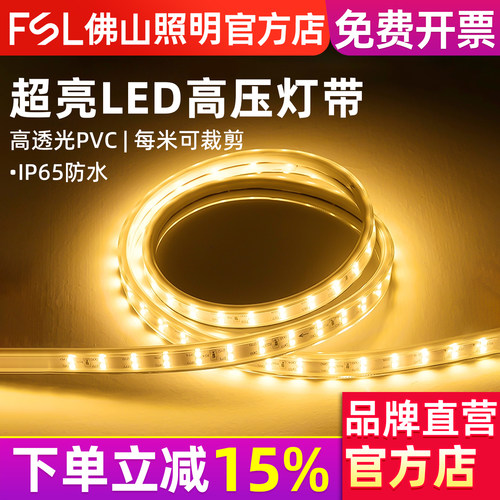 FSL佛山照明双排高亮led防水灯带