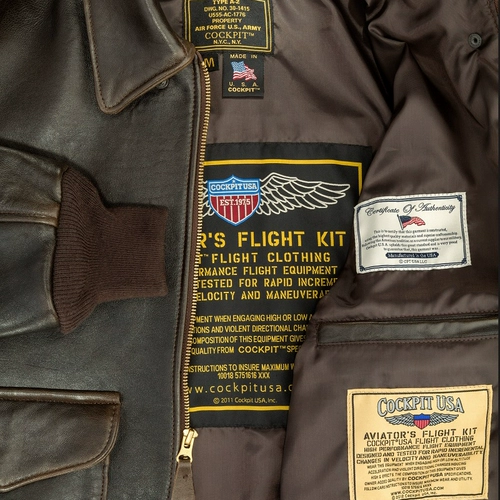 Американская местная кабина Retro A2 100mission Pilot Кожаная куртка A-2 Кожаное кожаное пальто мужчина