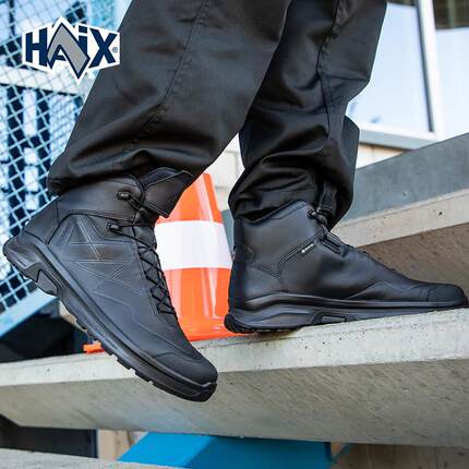 HAIX海克斯德国防水中帮工鞋靴户外战术登山靴休闲皮鞋男 350014