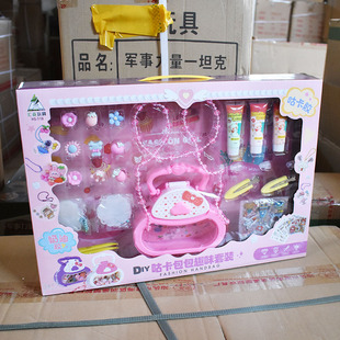 手提包小孩手工贴胶纸女童玩具 时尚 手提礼盒 咕卡包包趣味套装