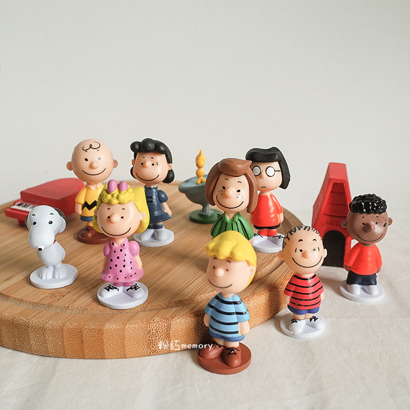 史努比套装12个摆件公仔