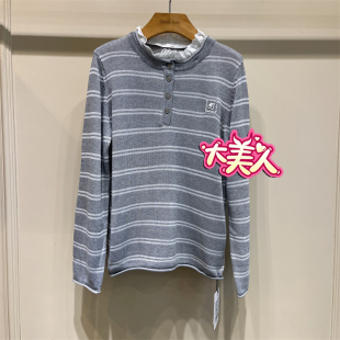B2S1M096-599 BANANA BABY2026春季专柜香蕉宝贝花边毛衫上衣