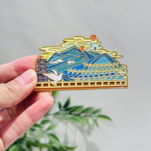 江西金属冰箱贴武功山婺源文创景德镇文创旅游景点纪念品礼物