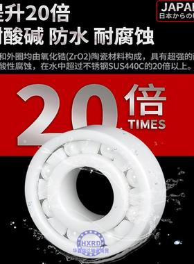 瑞典进口氧化锆全陶瓷轴承 6200 6201 6202 6203 6204 6205 CE SC