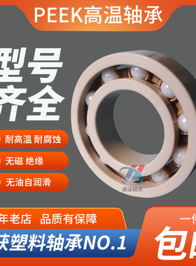 日本进口PEEK耐高温耐腐蚀塑料轴承 61912 61913 61914 61915