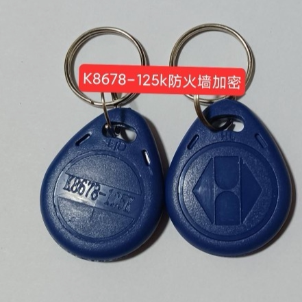 2号K8678-125k防火墙加密ID门禁钥匙扣卡电梯考勤复制可擦写拷贝