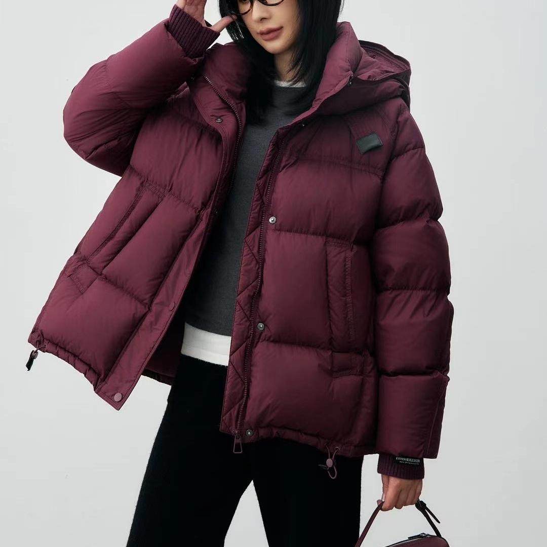 2024冬季简约气质羽绒服女装保暖加厚连帽新国标羽绒百搭外套时尚,女装/女士精品,羽绒服,淘宝优惠券,粉丝福利购,淘宝优惠卷