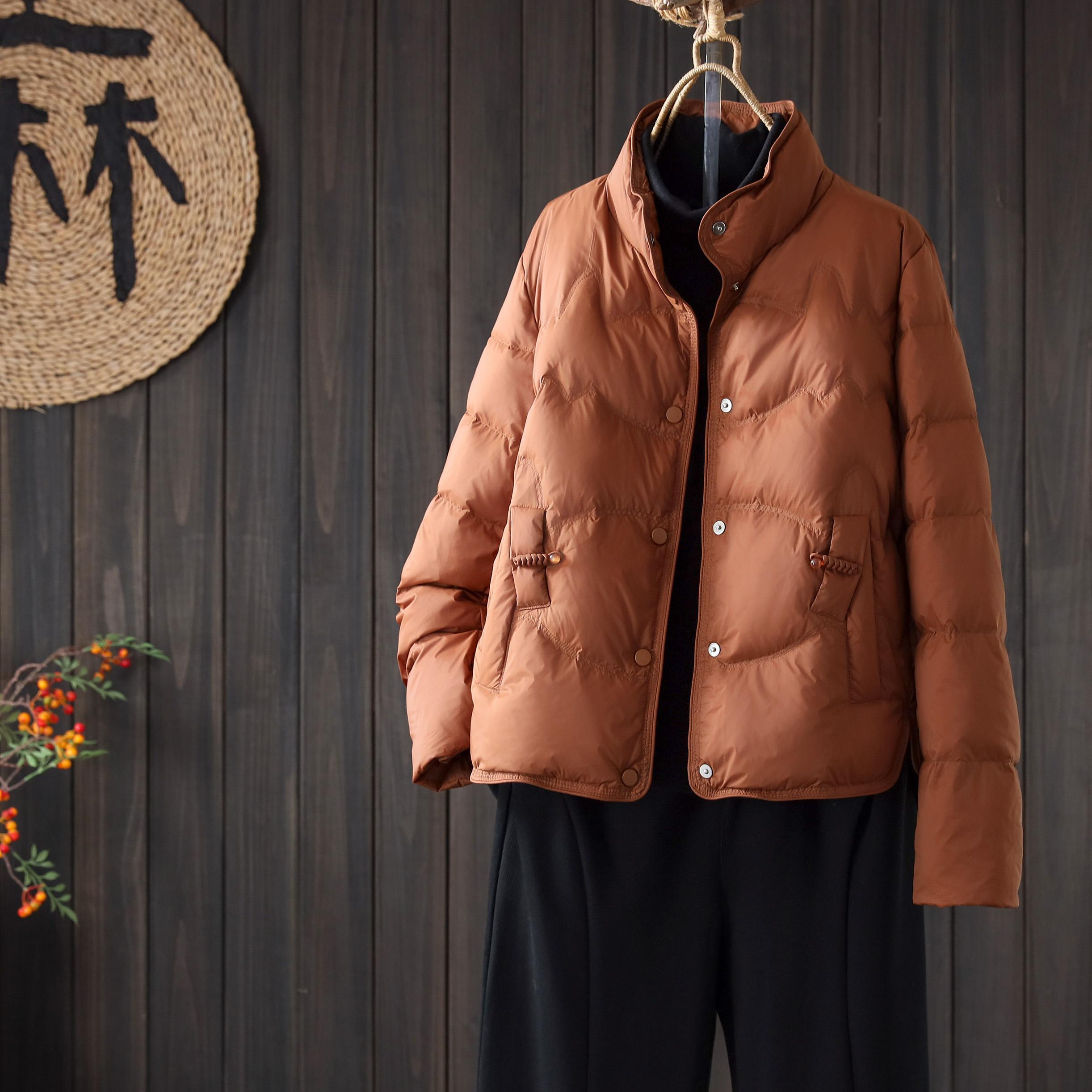 2024秋季新款立领短款羽绒服