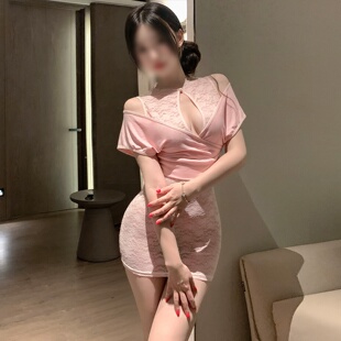 情侣升温战袍情绪情感睡衣蕾丝qq内衣性感纯欲紧身包臀裙倾诉套装