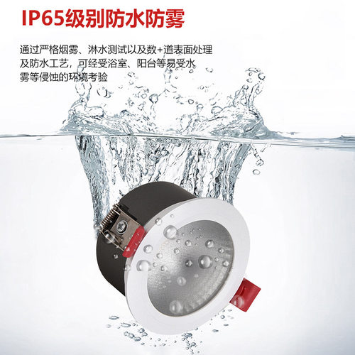 IP65防水嵌入式射灯Ra95高显色