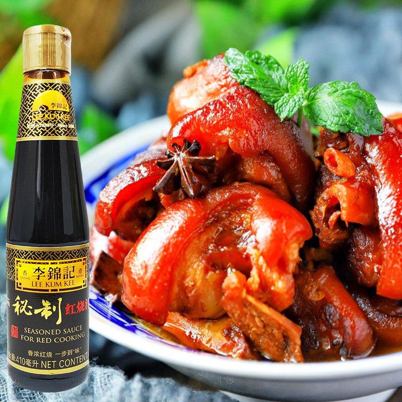 李锦记秘制红烧汁410ml上色酱油老抽东坡肉红烧肉排骨烹饪调味料