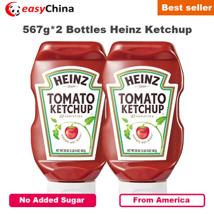 Heinz Tomato Ketchup 567g*2 Bottles Imported Squeeze Bottle
