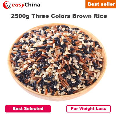 2500g Three Colors Brown Rice for Weight Loss